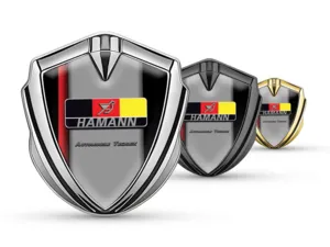 Hamann Badge Logo Auto Stile Pro Inox Bordo